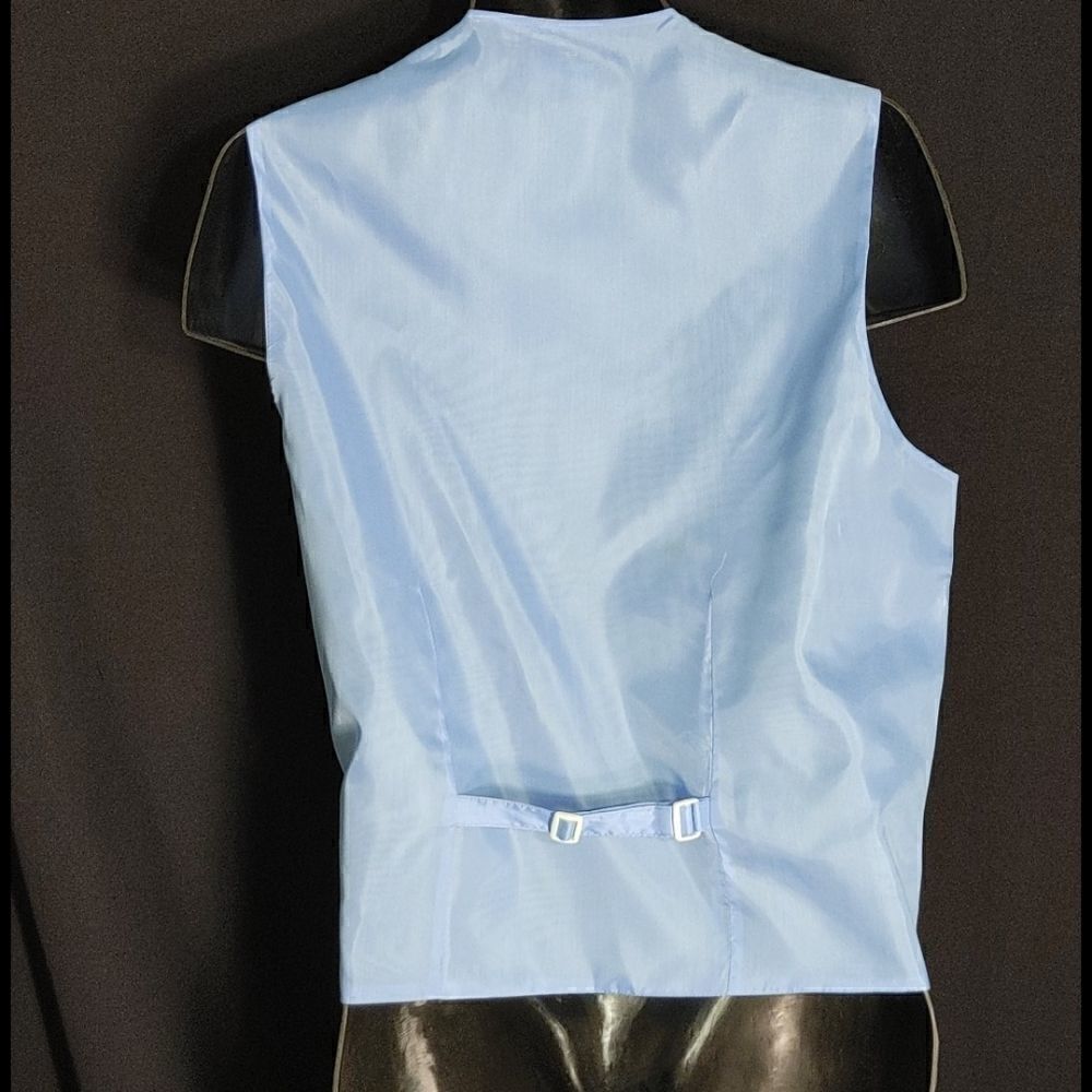 MEN'S SOPRANO 2 PIECE FORMAL TUXEDO VEST & TIE - Picture 4 of 8